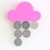 1PC Lovely Cloud Shape Magnetic Wall Key Holder Keychains Hanger Home Decoration   272368521387